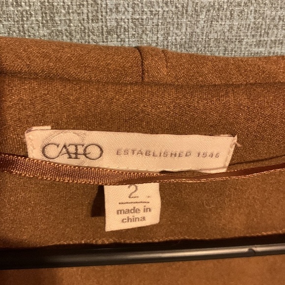 Brown Faux Suede Zip Up Moto Style Shirt Jacket  Mad Max Apocalypse Vibes XS/Sm - Picture 8 of 16